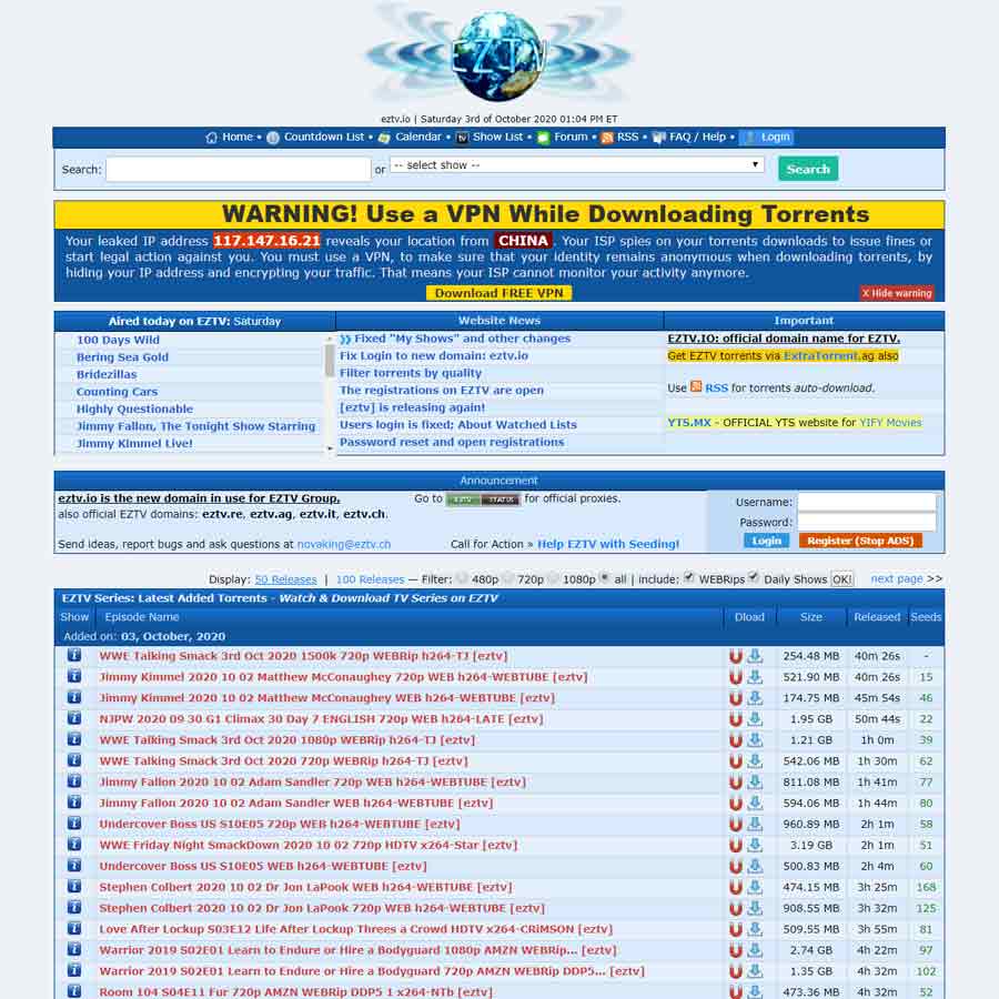 EZTV片源缩略图 EZTV片源缩略图